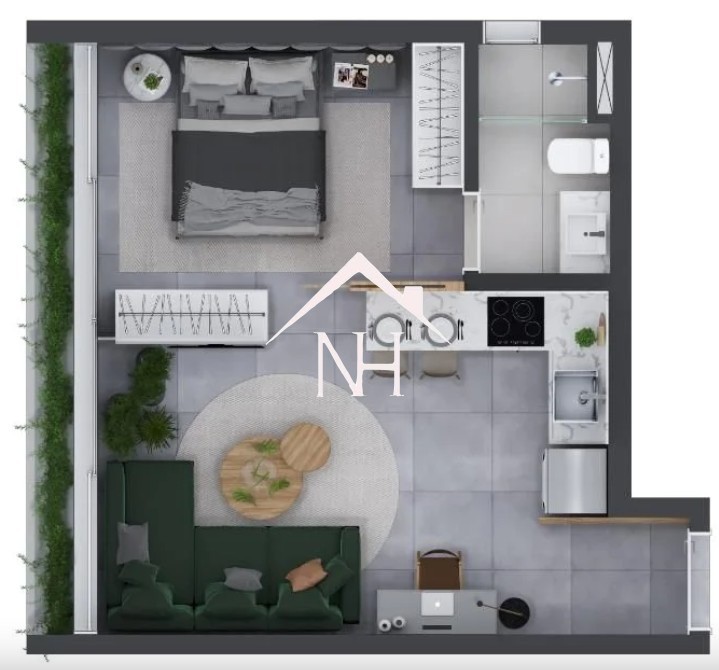 Apartamento, 1 quarto, 40 m² - Foto 13