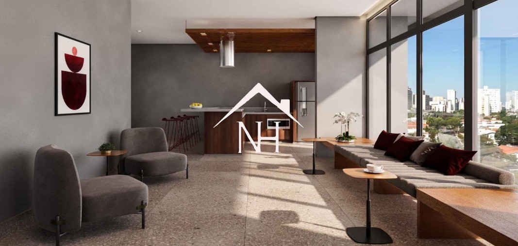 Apartamento de 24m c/ dormitório e terraço, brinquedoteca, piscinas, salão de festa e jogos, biciletário, academia,pet place, bicicletário, sauna