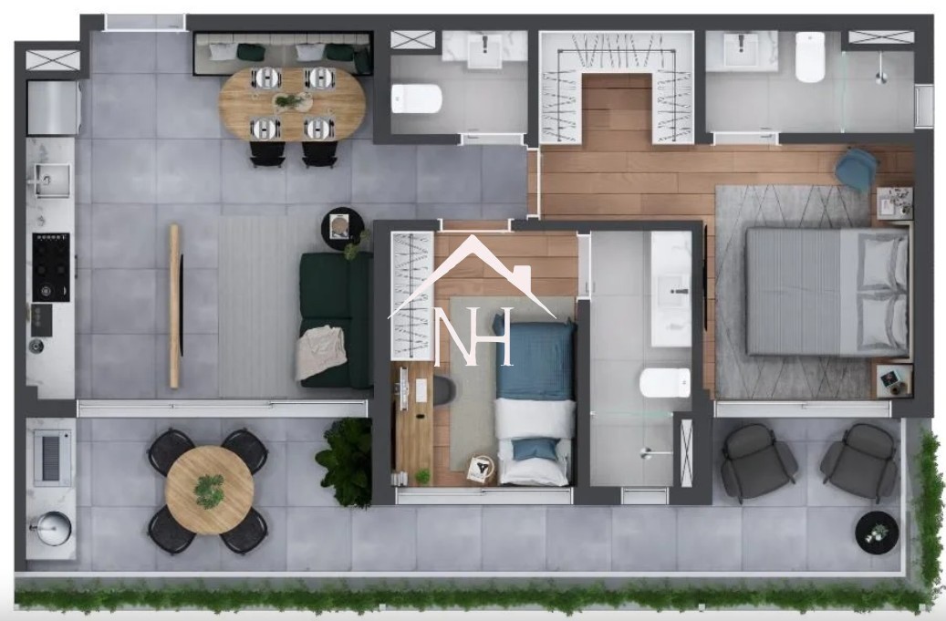 Apartamento, 2 quartos, 80 m² - Foto 13