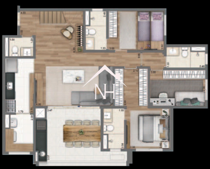Apartamento, 3 quartos, 201 m² - Foto 15