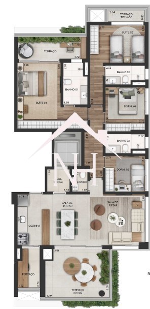 Apartamento, 4 quartos, 149 m² - Foto 17
