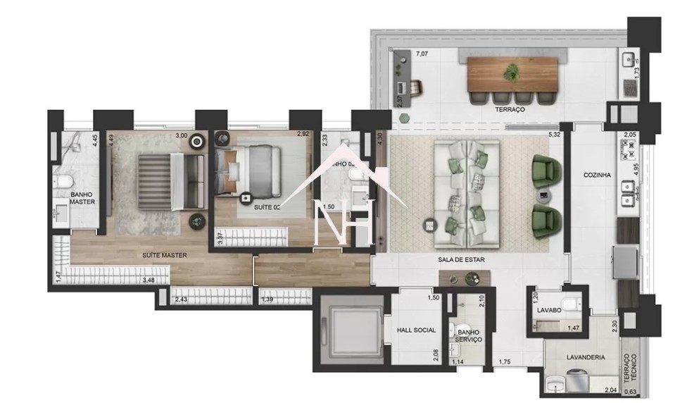 Apartamento, 2 quartos, 135 m² - Foto 14