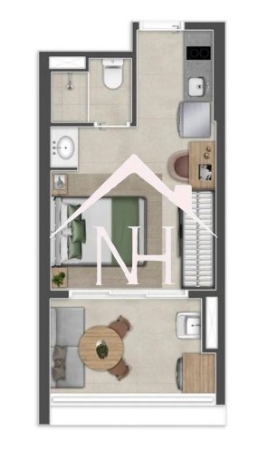Apartamento, 1 quarto, 27 m² - Foto 15