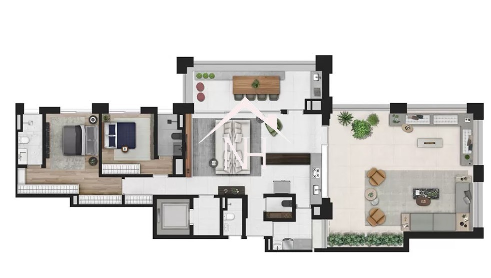 Apartamento, 2 quartos, 195 m² - Foto 14