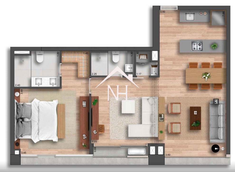 Apartamento, 2 quartos, 74 m² - Foto 14