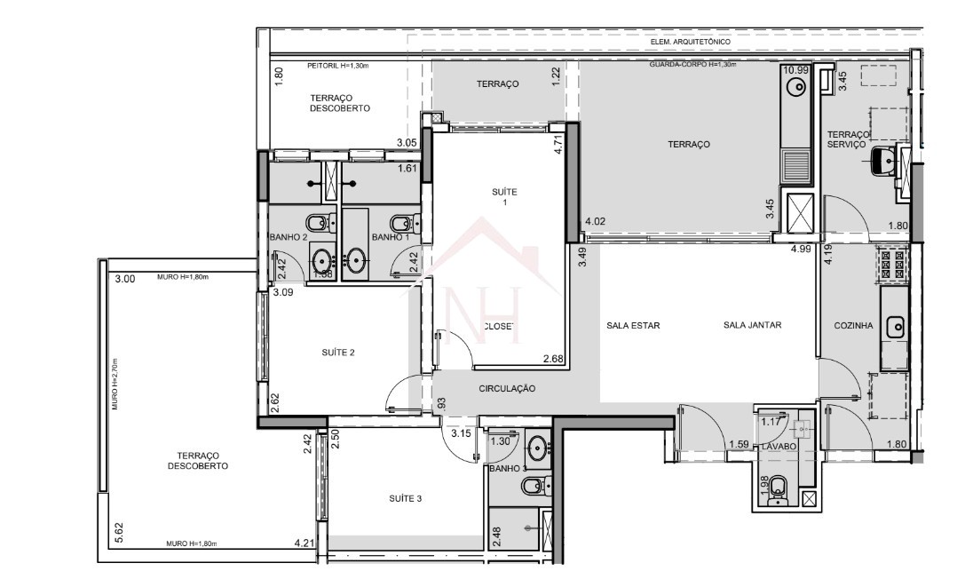 Apartamento, 3 quartos, 155 m² - Foto 16