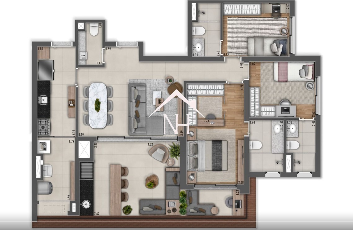 Apartamento, 3 quartos, 113 m² - Foto 16