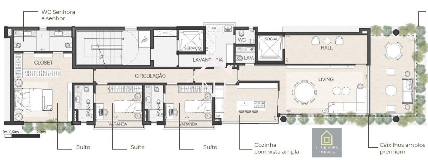 Apartamento, 3 quartos, 181 m² - Foto 2