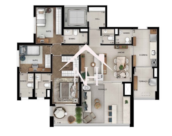 Apartamento, 3 quartos, 125 m² - Foto 15
