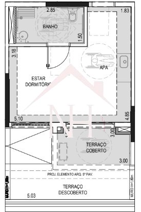 Apartamento, 1 quarto, 45 m² - Foto 13