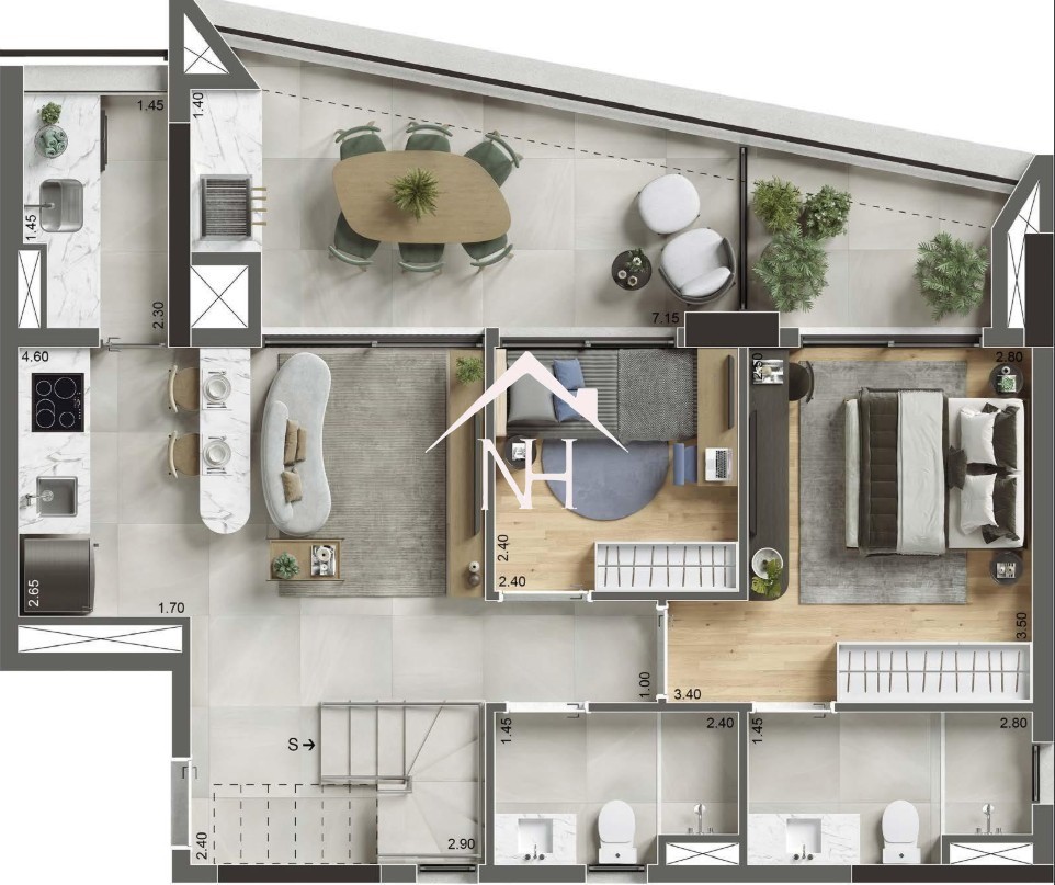 Apartamento, 2 quartos, 146 m² - Foto 13