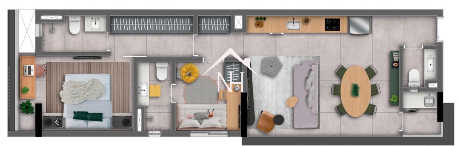 Apartamento, 2 quartos, 66 m² - Foto 11