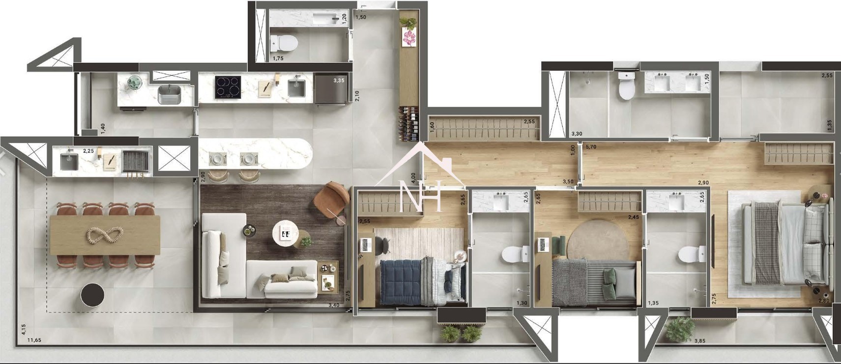 Apartamento, 3 quartos, 115 m² - Foto 13