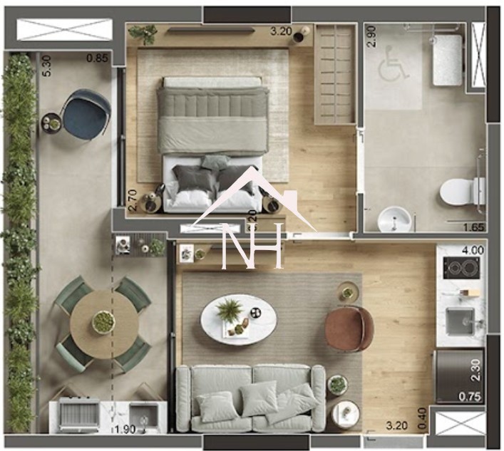 Apartamento, 1 quarto, 39 m² - Foto 13