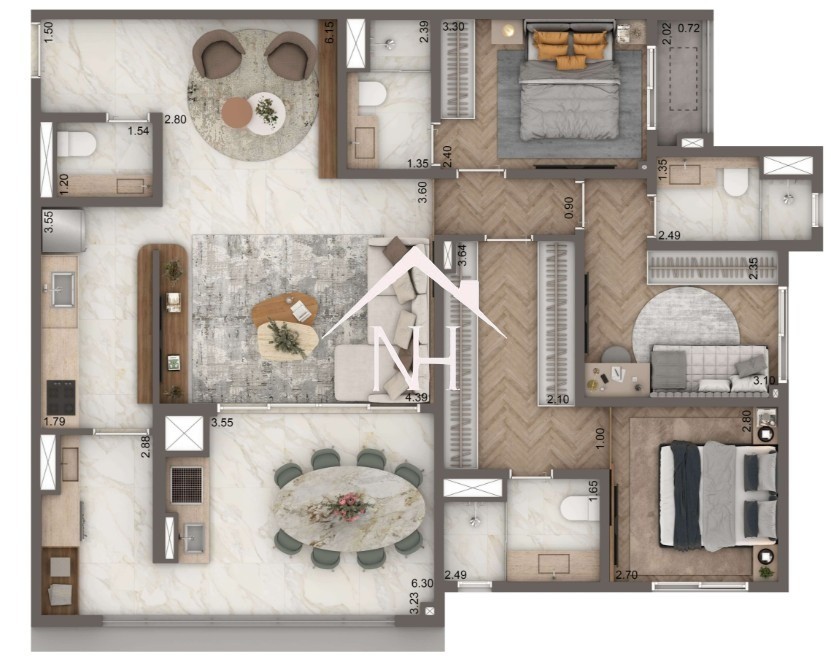 Apartamento, 4 quartos, 111 m² - Foto 10