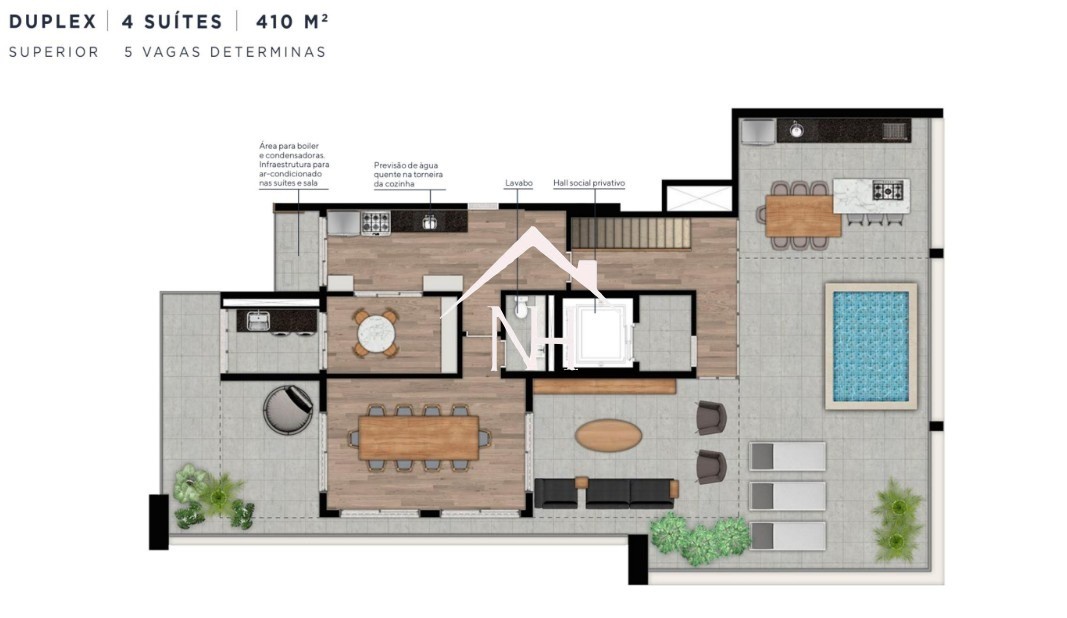 Cobertura, 4 quartos, 410 m² - Foto 16