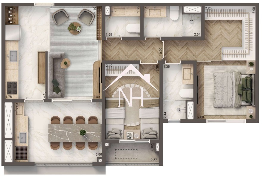 Apartamento, 2 quartos, 71 m² - Foto 10
