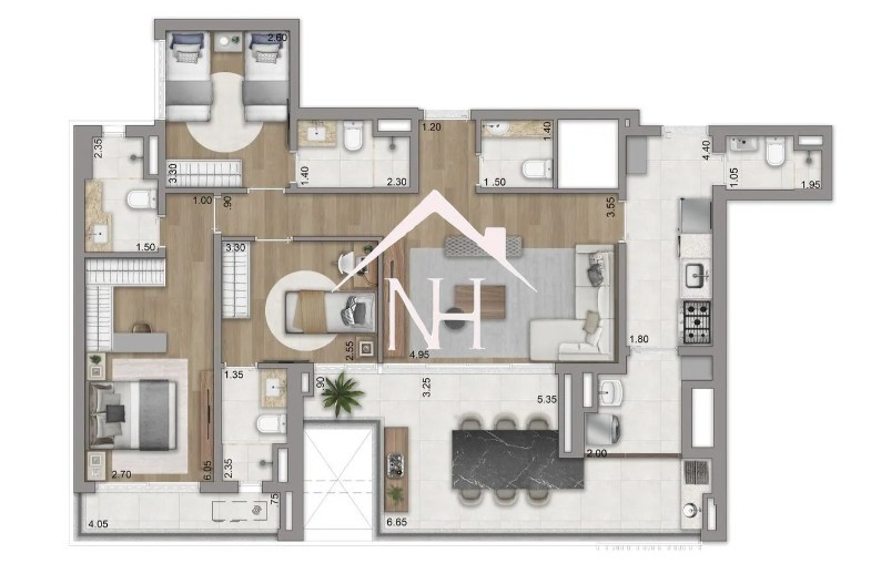 Apartamento, 3 quartos, 123 m² - Foto 19