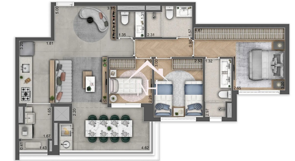 Apartamento, 3 quartos, 84 m² - Foto 18