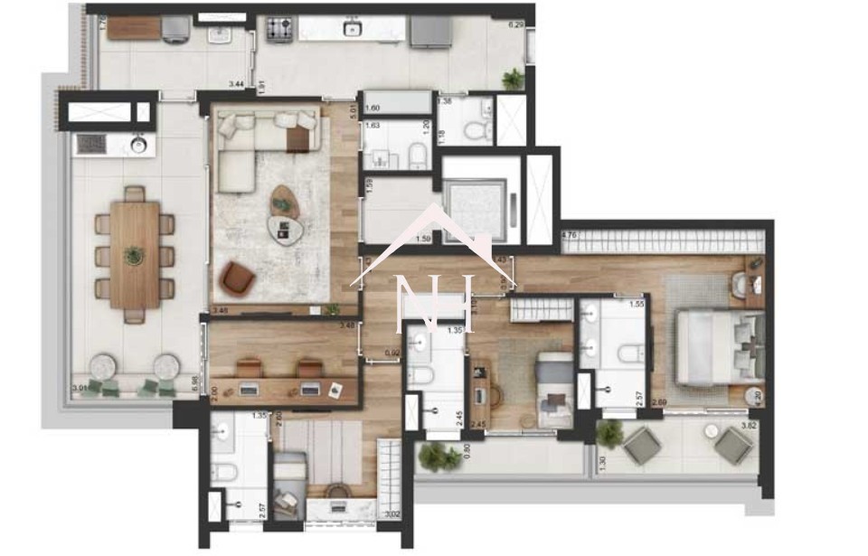 Apartamento, 3 quartos, 151 m² - Foto 22