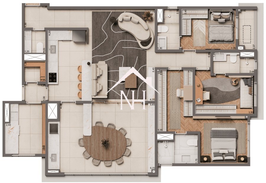 Apartamento, 3 quartos, 135 m² - Foto 14