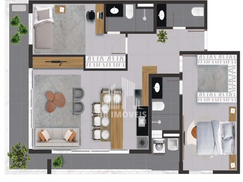 Apartamento à venda com 2 quartos, 84m² - Foto 12