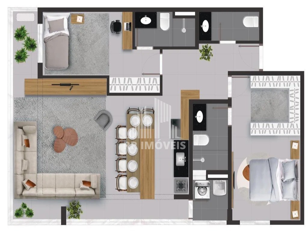 Apartamento à venda com 2 quartos, 84m² - Foto 13