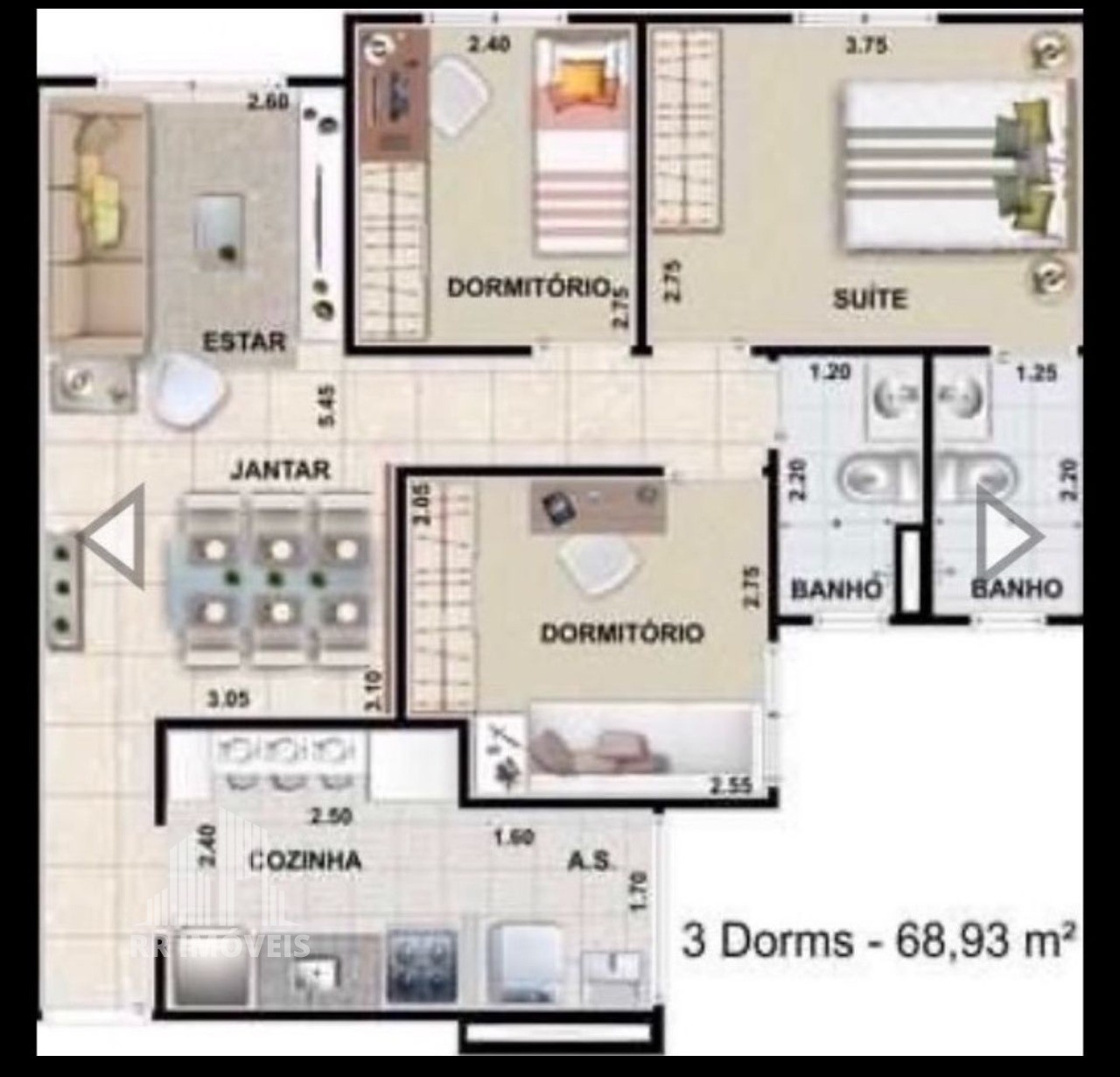 Apartamento à venda com 2 quartos, 69m² - Foto 21