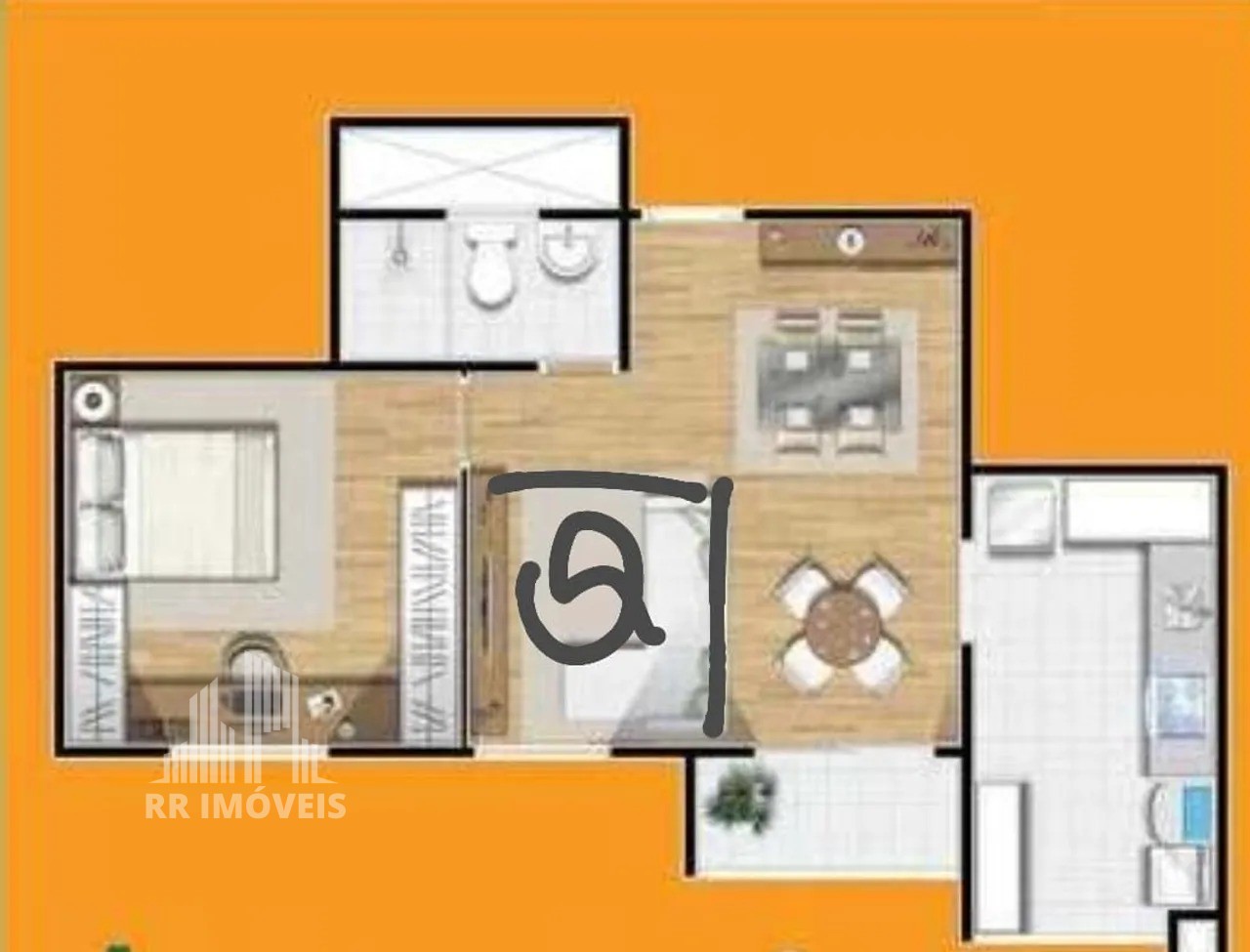 Apartamento à venda com 2 quartos, 54m² - Foto 7