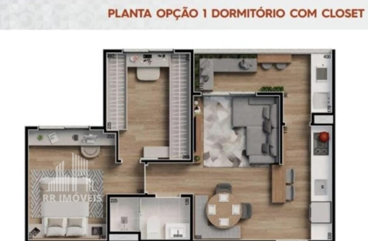 Apartamento, 1 quarto, 48 m² - Foto 5