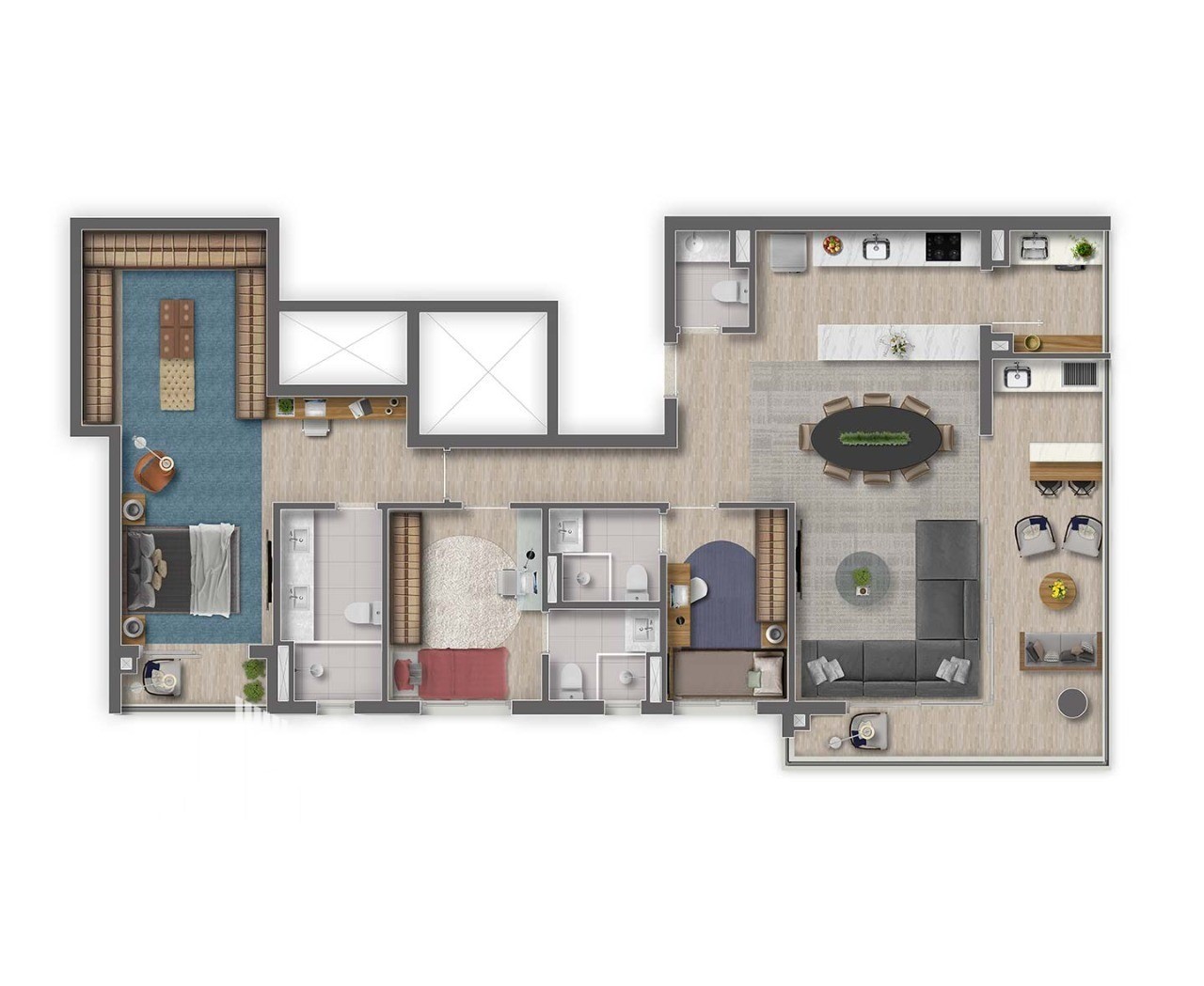Apartamento, 3 quartos, 100 m² - Foto 27