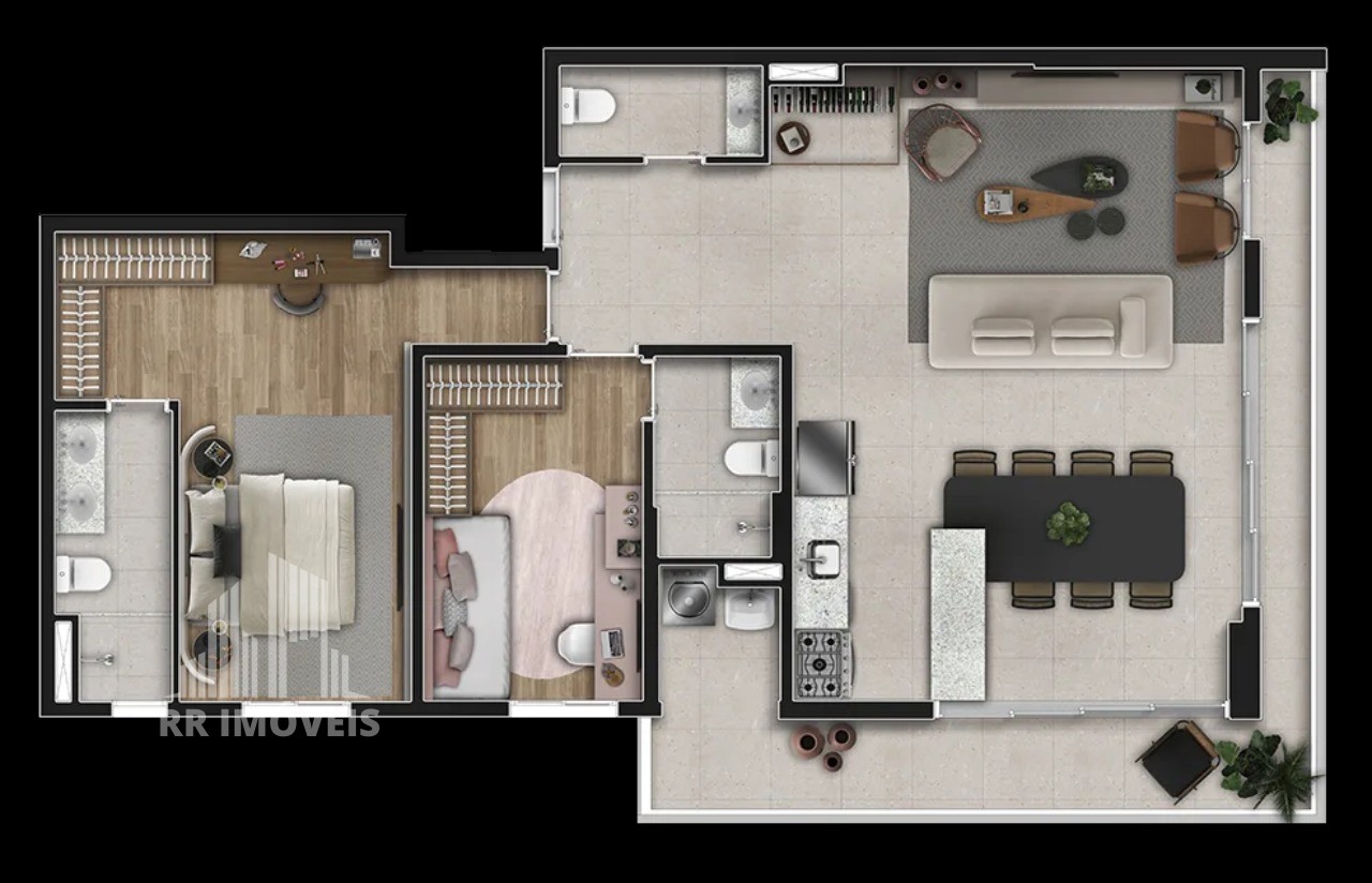 Apartamento, 2 quartos, 107 m² - Foto 9