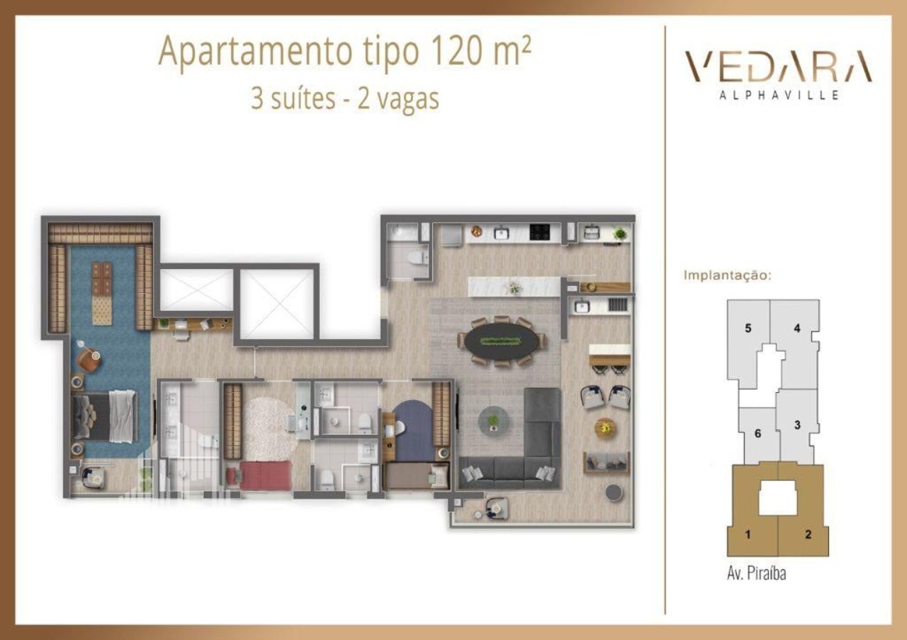 Apartamento, 2 quartos, 120 m² - Foto 4