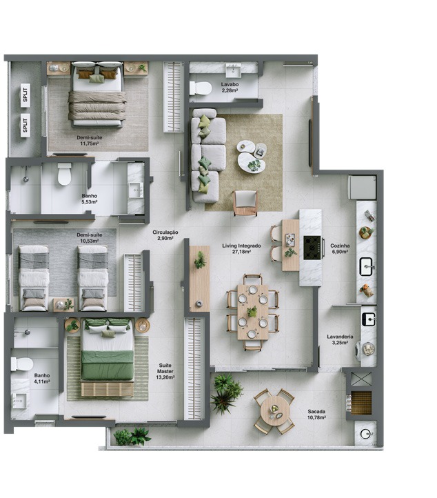 Apartamento, 3 quartos - Foto 12