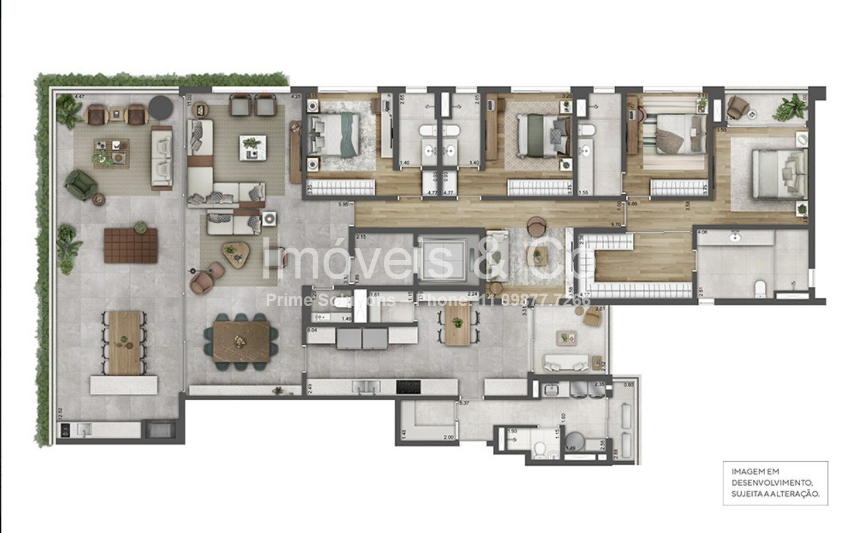 Apartamento à venda com 3 quartos, 238m² - Foto 15