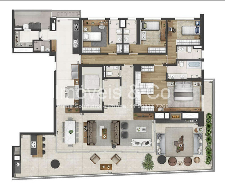 Apartamento à venda com 4 quartos, 288m² - Foto 27