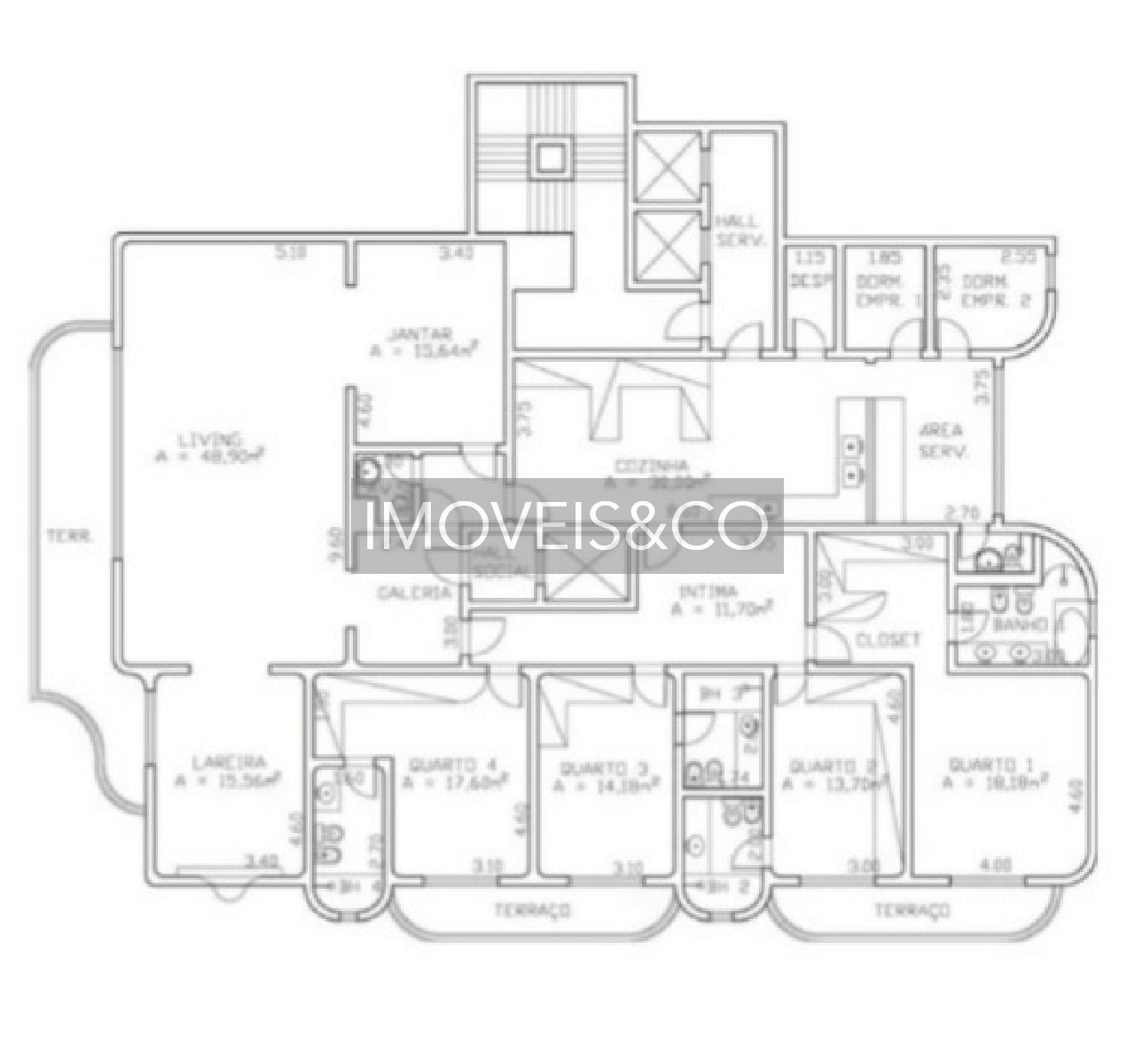 Apartamento para alugar com 4 quartos, 541m² - Foto 31