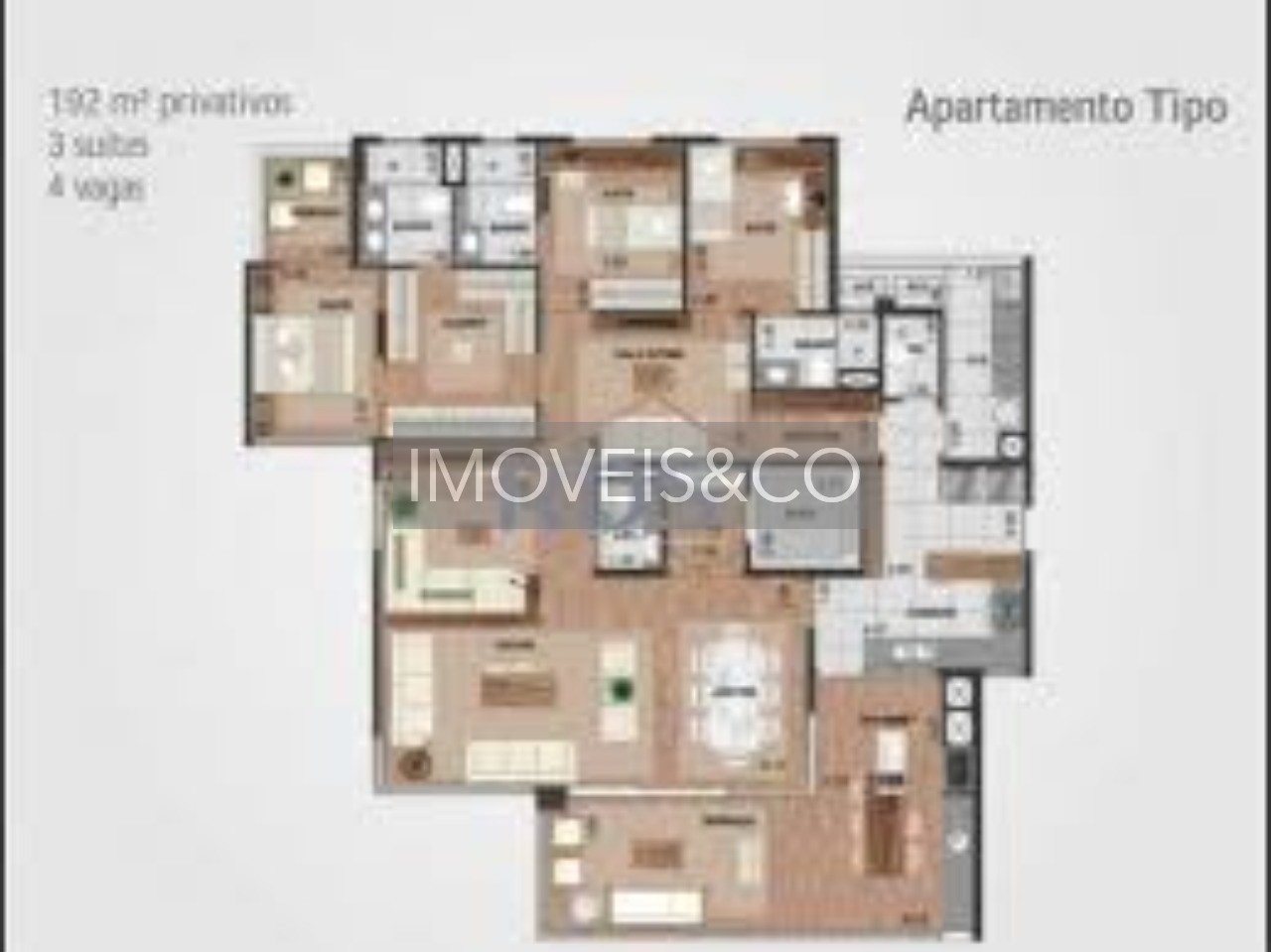 Apartamento, 3 quartos, 192 m² - Foto 7
