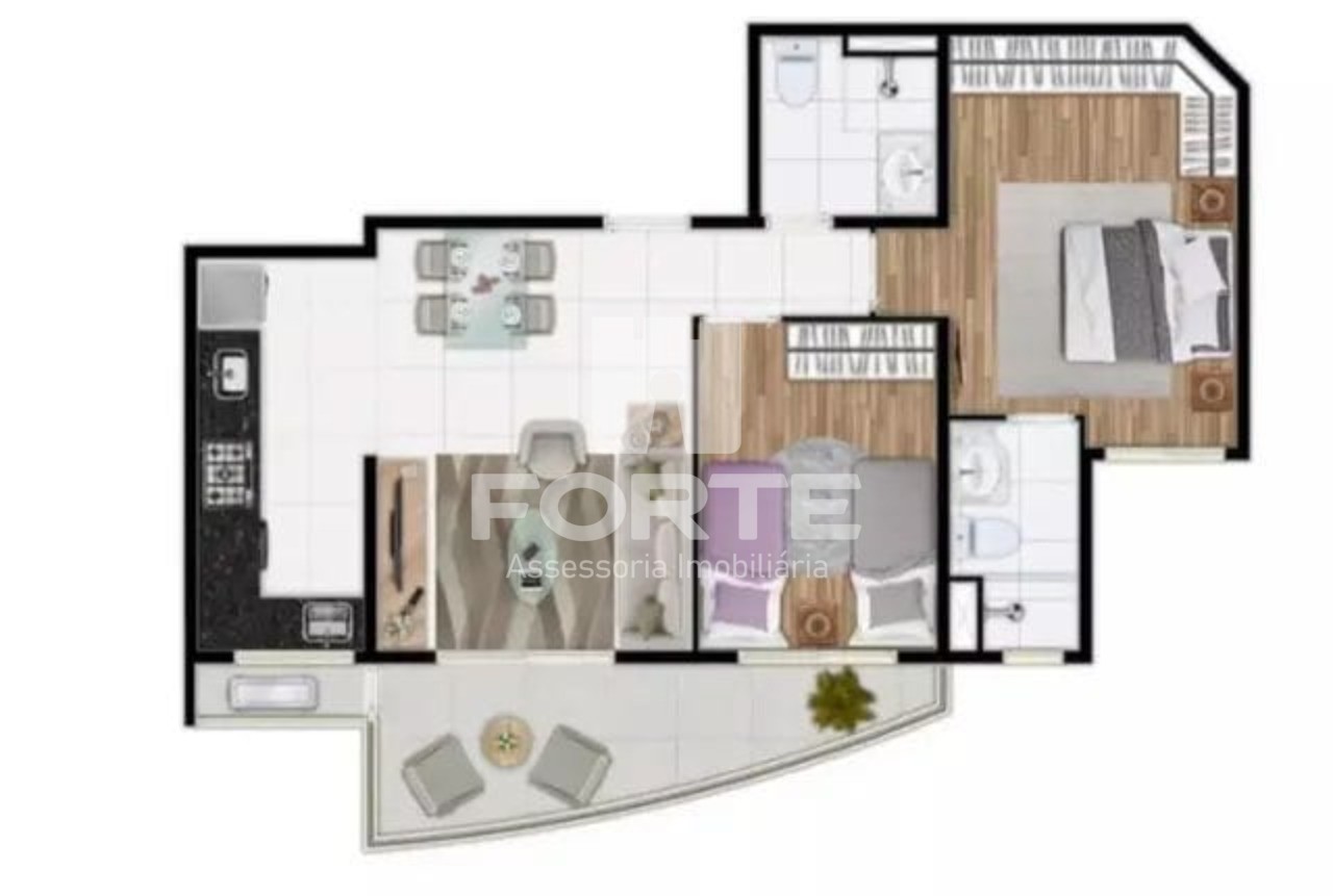 Apartamento à venda com 2 quartos, 65m² - Foto 6