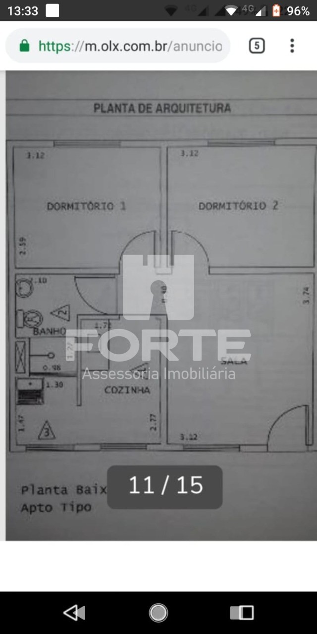 Apartamento à venda com 2 quartos, 45m² - Foto 5