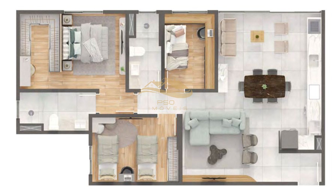 Apartamento à venda com 3 quartos, 86m² - Foto 45