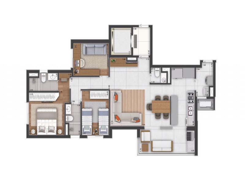 Apartamento, 3 quartos, 98 m² - Foto 20