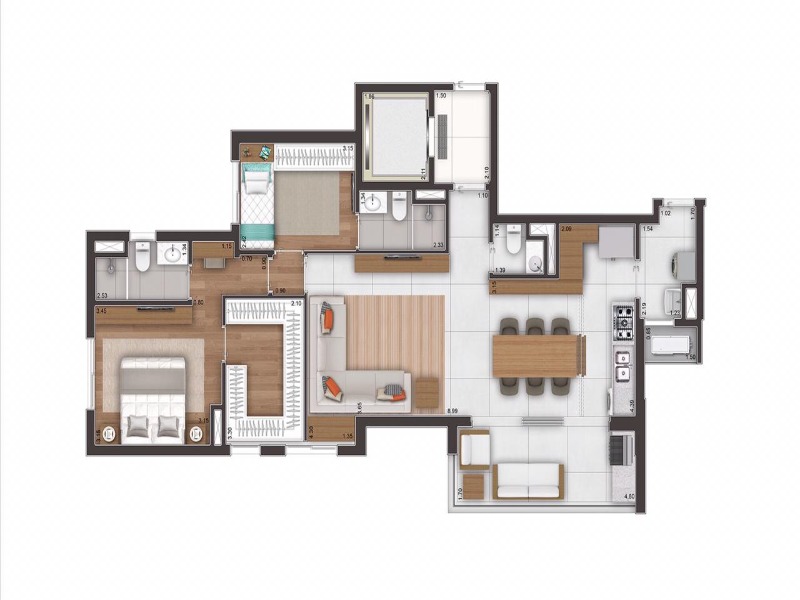 Apartamento, 3 quartos, 98 m² - Foto 23