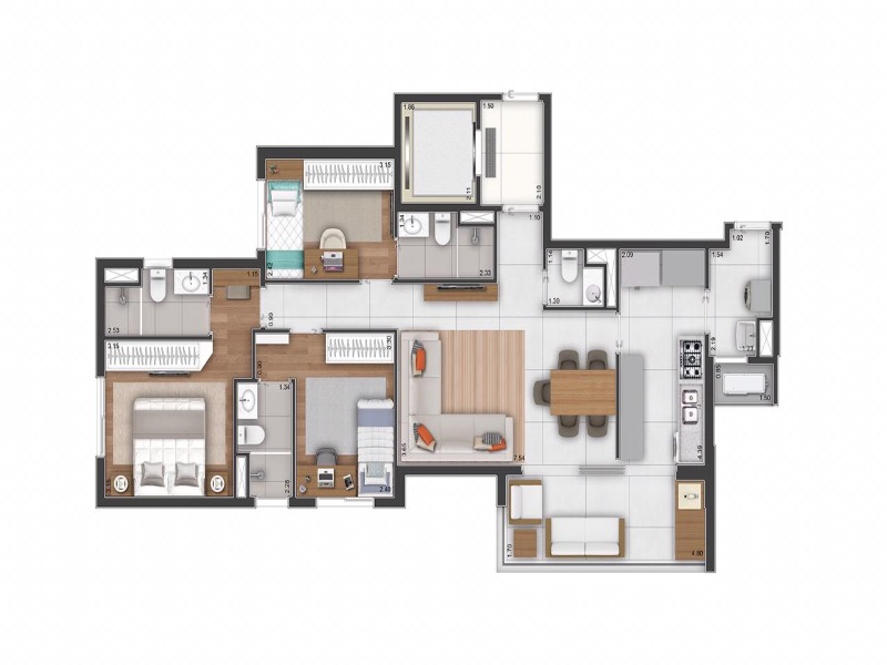 Apartamento, 3 quartos, 98 m² - Foto 27