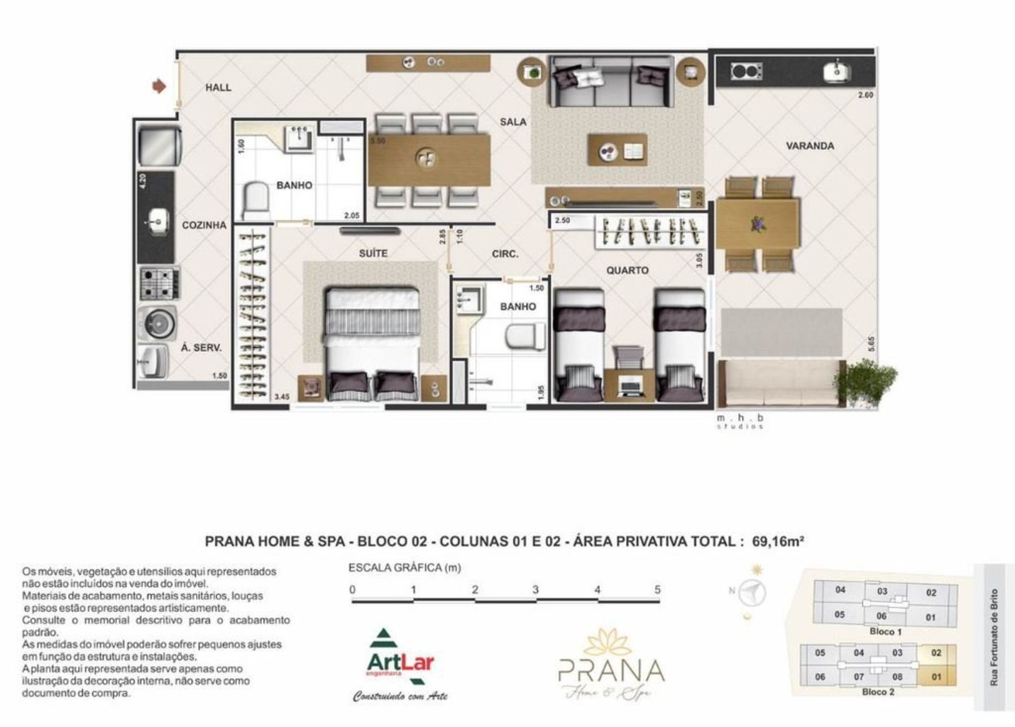 Apartamento à venda com 2 quartos, 116m² - Foto 30