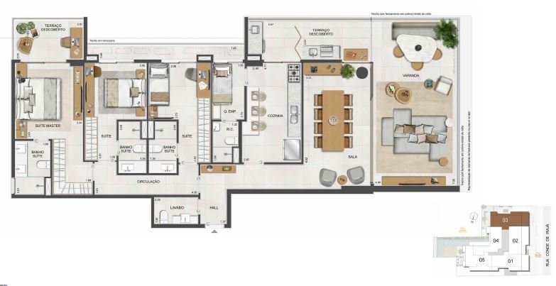 Apartamento à venda com 4 quartos, 166m² - Foto 32