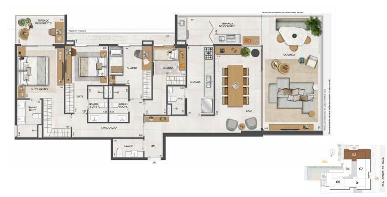 Apartamento à venda com 4 quartos, 166m² - Foto 35