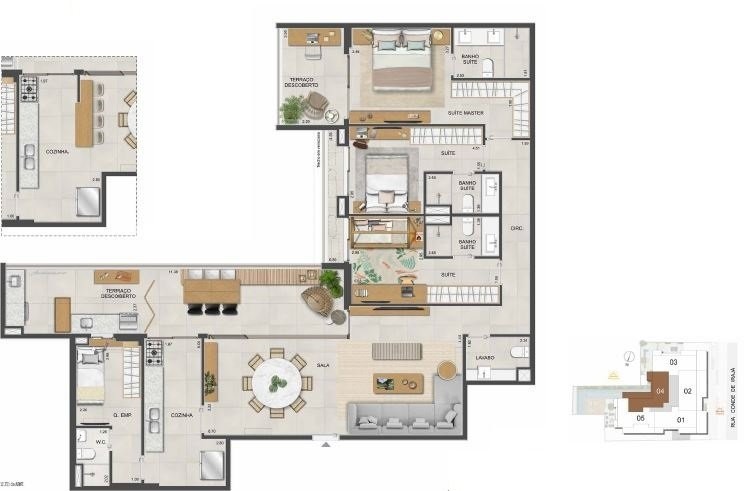 Apartamento à venda com 4 quartos, 166m² - Foto 25