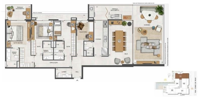 Apartamento à venda com 4 quartos, 166m² - Foto 36