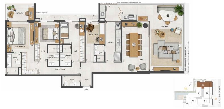 Apartamento à venda com 4 quartos, 166m² - Foto 37